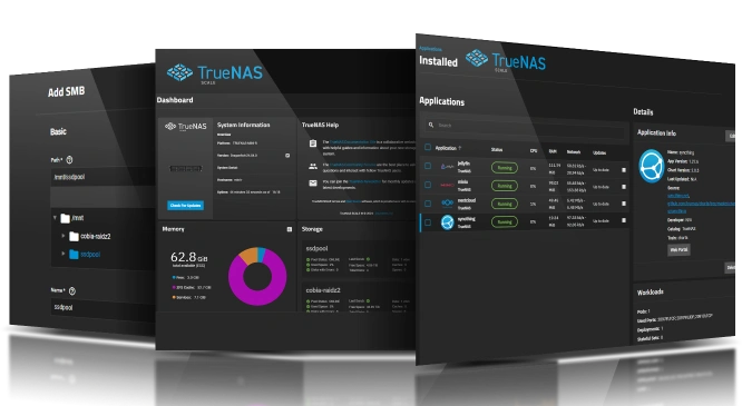 TrueNAS Scale UI