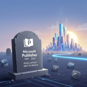 Microsoft Publisher Ende