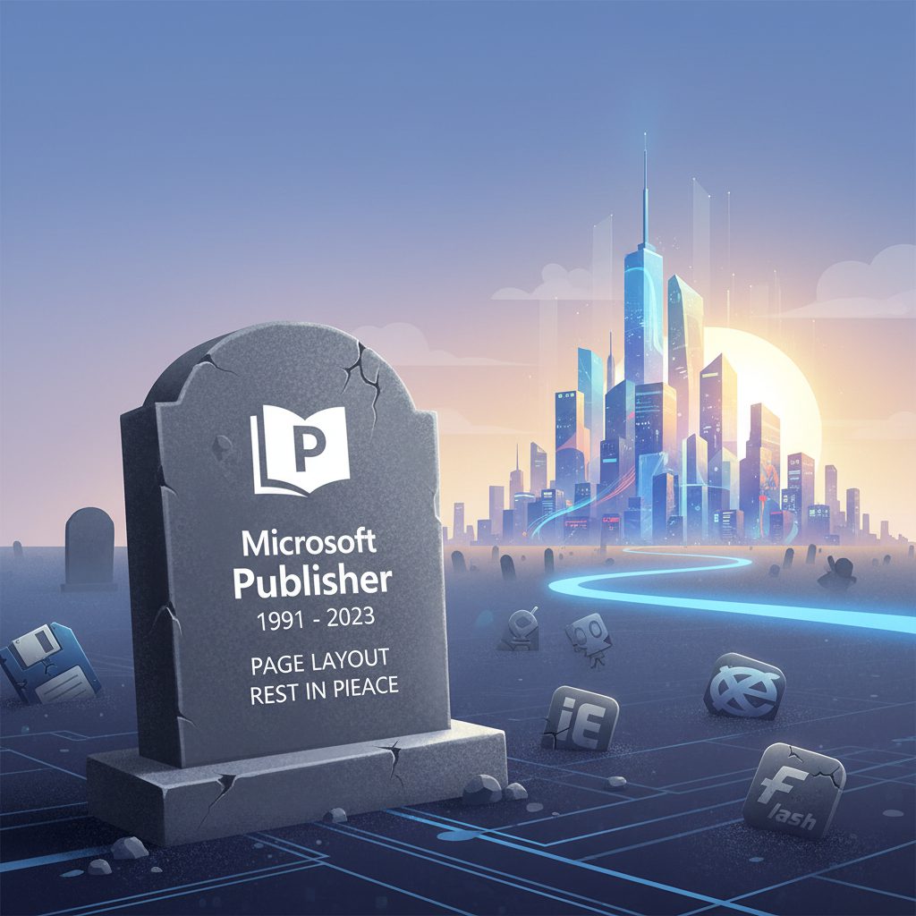 Microsoft Publisher Ende